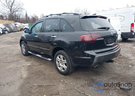 2009 Acura Mdx Technology Package из США, поврежденный, VIN 2HNYD28679H533025